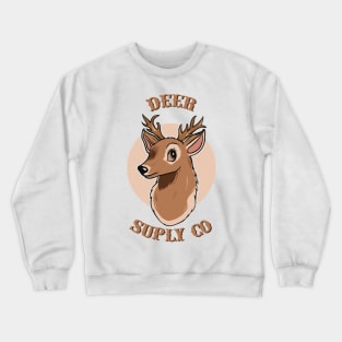 Cute Deer Crewneck Sweatshirt